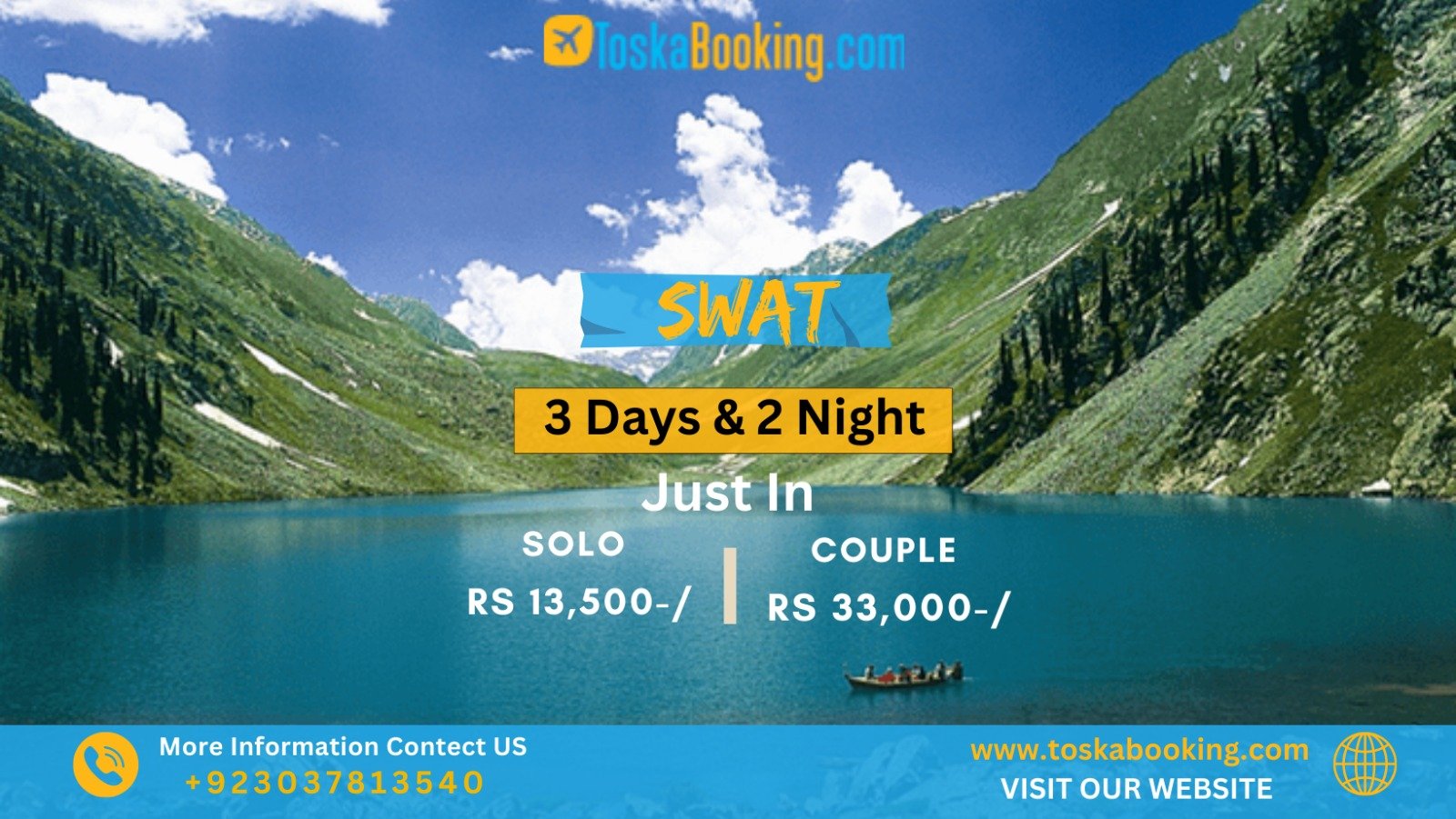 3 Days Trip to Sawat & Malamjabba By Road